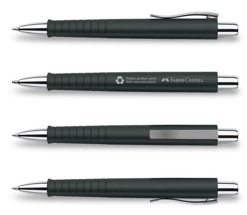 Faber-Castell Kugelschreiber Poly Ball Recycling Schwarz