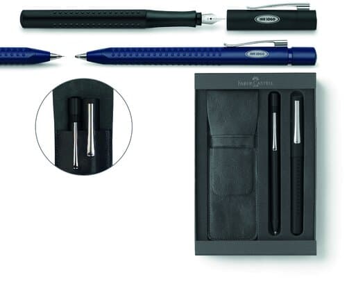 Faber-Castell Grip 2011 Set Kugelschreiber und Druckbleistift schwarz