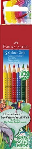 Faber-Castell Buntstift Colour Grip 6er Kartonetui