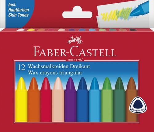 Faber-Castell Wachsmalkreiden 12er
