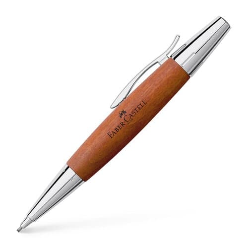 Faber-Castell E-Motion Holz / Metall Birnbaum braun Drehbleistift