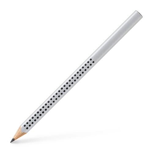 Faber-Castell Bleistift Jumbo Grip silber