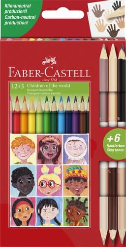Faber-Castell Children of the World 12 + 3