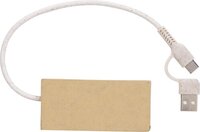 USBHub aus Aluminium und recyceltem Papier Paulo