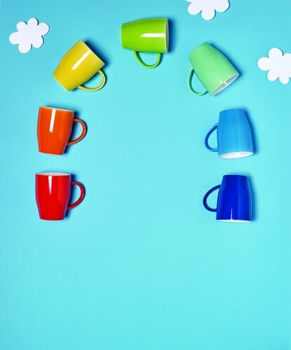 Becher aus Porzellan Paula