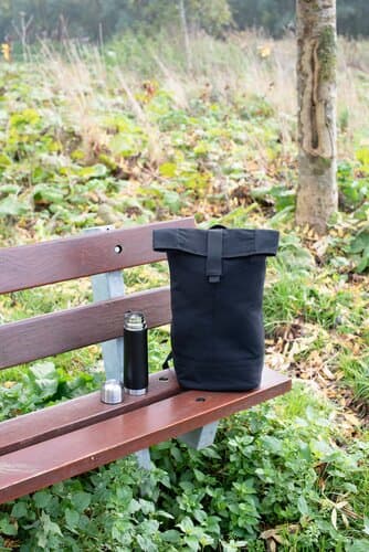 Polyester-Rolltop-Rucksack Micah