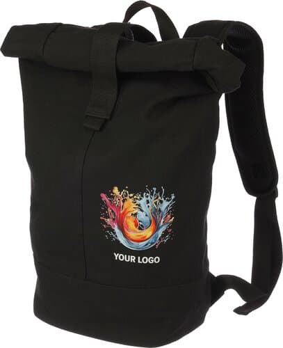 Polyester-Rolltop-Rucksack Micah