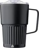 Recycelter Edelstahl-Reisebecher mit doppelter Wand (450 ml) von Calo