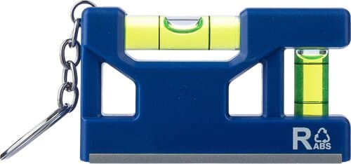 Schlüsselanhänger Wasserwaage Indira aus recyceltem ABS