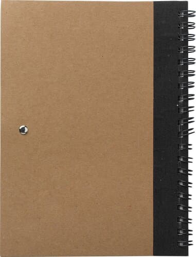 Notizbuch Stella | Recycelter Karton | Liniert | Kugelschreiber