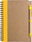 Notizbuch Stella | Recycelter Karton | Liniert | Kugelschreiber