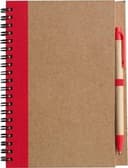 Notizbuch Stella | Recycelter Karton | Liniert | Kugelschreiber