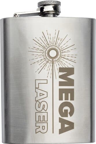 Flachmann aus Edelstahl Benedict