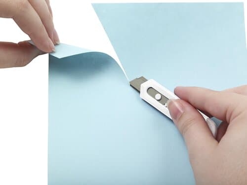 Kleines Cuttermesser aus Kunststoff Julien