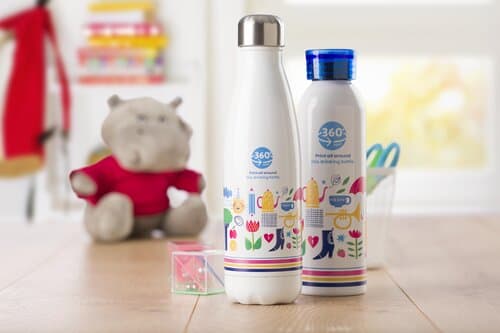 Trinkflasche(650 ml) aus Edelstahl Sumatra