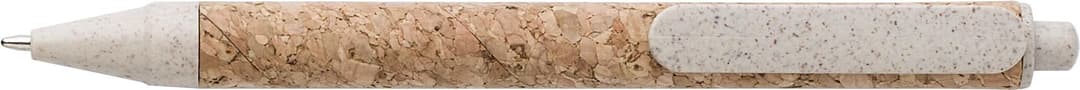 Cork-Line Notizbuch aus Kork und Leinen und Kugelschreiber aus Weizenstroh Kenzo Original