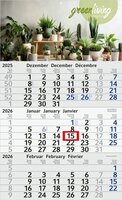3Monatskalender Budget 3 Recycling Einblatt
