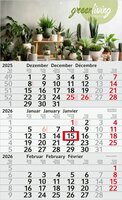 3Monatskalender Budget 3 Recycling Einblatt