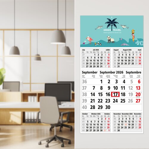 5-Monatskalender Budget 5 Bestseller (Einblatt)