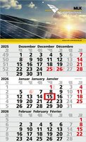 3Monatskalender Solid 3 Bestseller Einblatt