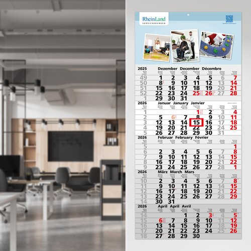 5-Monatskalender Quintus 5 Bestseller (Einblatt)