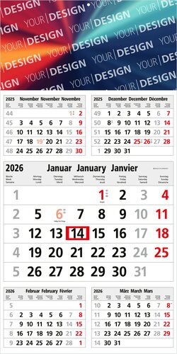 5-Monatskalender Commerce 5 Post Bestseller (Einblatt)