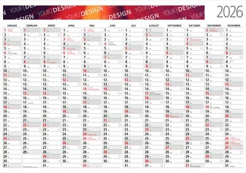 Wandplaner Cosmos Bestseller