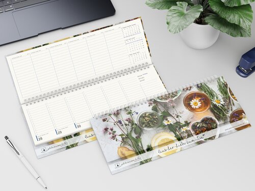 Tisch-Querkalender Compact Recycling