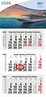 3Monatskalender Medium Light 3 Bestseller Mehrblock