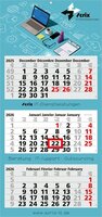 3Monatskalender Maxi Light 3 Bestseller Mehrblock