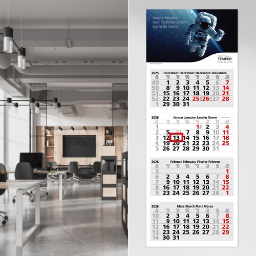 4-Monatskalender Forum Light 4 Bestseller (Mehrblock)