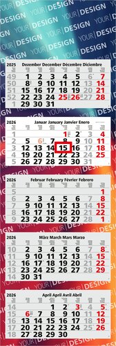 5-Monatskalender Penta Light 5 Bestseller (Mehrblock)