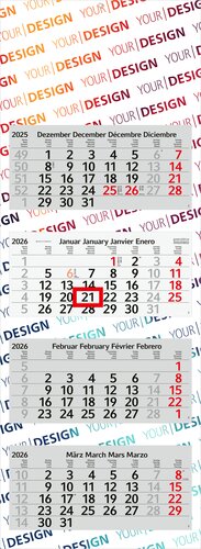 4-Monatskalender Profil 4 Recycling (Mehrblock)