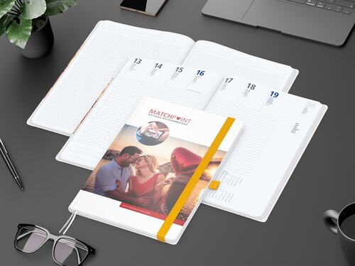 Wochenplaner Match-Hybrid White Bestseller