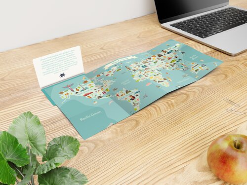 Faltplan Concept-Card Small Recycling