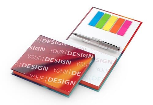 Haftnotiz-Set Amsterdam A Bookcover mit Mini-Kugelschreiber