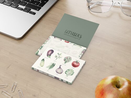 Haftnotiz Cover Karton Individuell Recycling