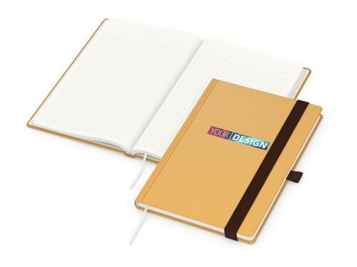 Notizbuch Organic-Book RECYCLING Apfelleder-Hardcover farbig A5