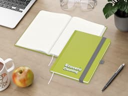 Notizbuch Organic-Book RECYCLING Apfelleder-Hardcover farbig A5 – Bild 3