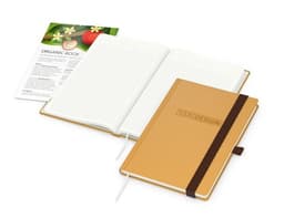 Notizbuch Organic-Book RECYCLING Apfelleder-Hardcover farbig A5 – Bild 2