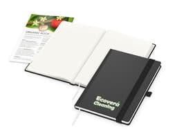 Notizbuch Organic-Book RECYCLING Apfelleder-Hardcover farbig A5 – Bild 1