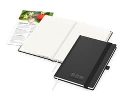 Notizbuch Organic-Book RECYCLING Apfelleder-Hardcover farbig A5 – Bild 1