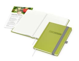 Notizbuch Organic-Book RECYCLING Apfelleder-Hardcover farbig A5 – Bild 2
