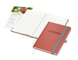 Notizbuch Organic-Book RECYCLING Apfelleder-Hardcover farbig A5 – Bild 2