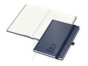 Notizbuch Organic-Book RECYCLING Apfelleder-Hardcover farbig A5 in dunkelblau