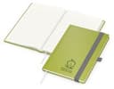 Notizbuch Organic-Book RECYCLING Apfelleder-Hardcover farbig A5 in grün