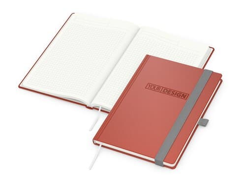 Notizbuch Organic-Book RECYCLING Apfelleder-Hardcover farbig A5