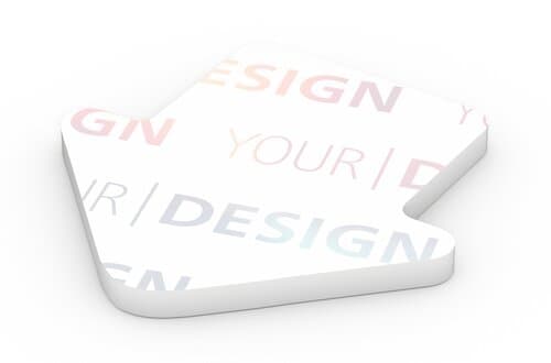 Haftnotizblock Form 72 × 72 mm formgestanzt