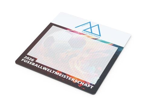 WM-Haftnotiz-Mousepad Motiv Fußball-WM 2026