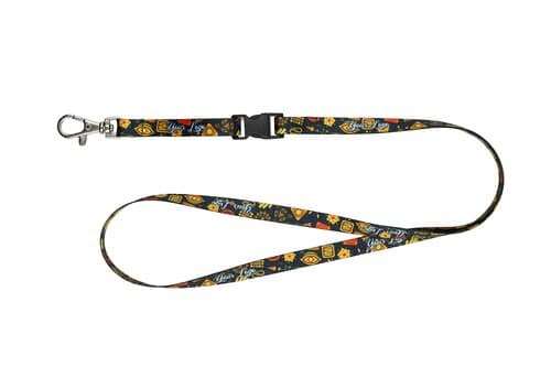 Schlüsselband Lanyard mit Karabiner und Schnappverschluss